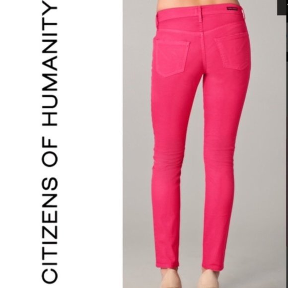 Citizens Of Humanity pink Thompson skinny jeans size 25 (U7) - Picture 2 of 8